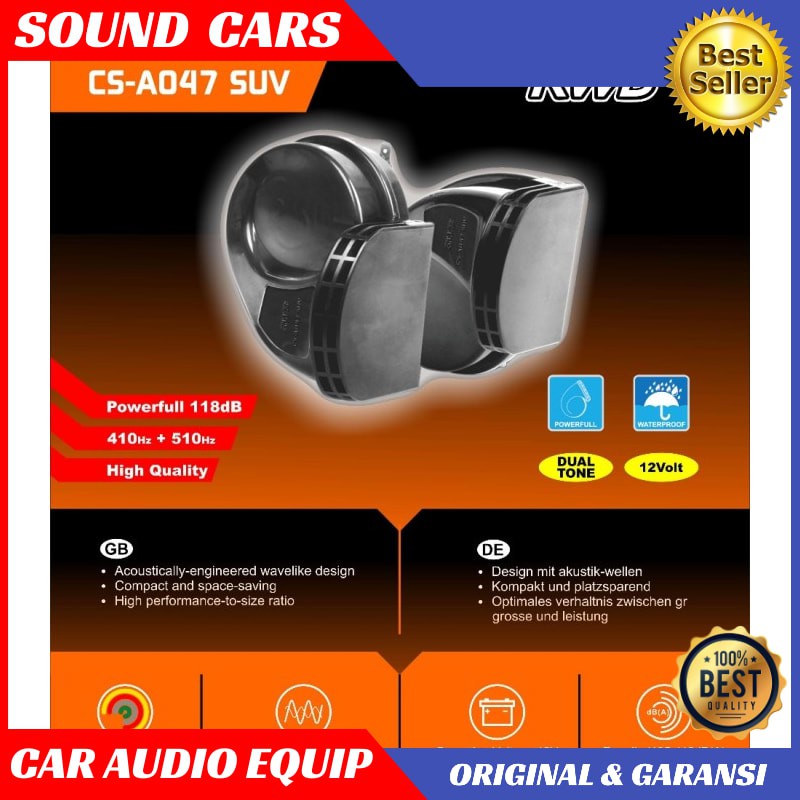 Klakson Keong Tlakson Keong Kelakson Keong Mobil atau Motor WATER PROF Best Quality Garansi