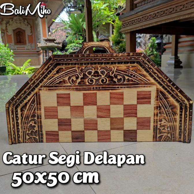 cusss order] PAPAN CATUR SEGI DELAPAN/CATUR SEGI 8/CATUR KAYU/CATUR UKIR/CATUR UNIK