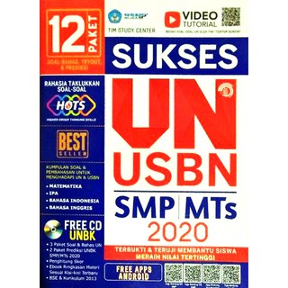 Back To School Sukses Un Usbn Smp Mts 2020 Shopee Indonesia