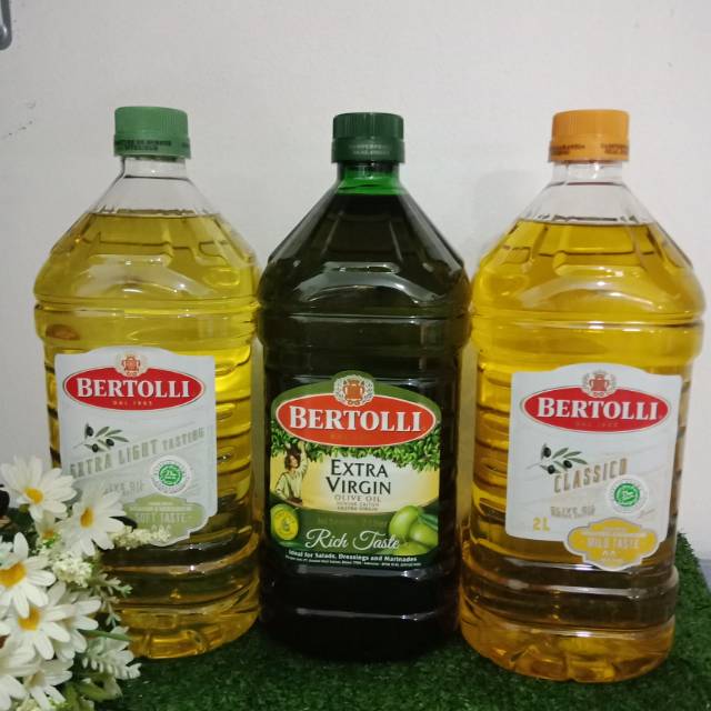 

Bertolli Extra Virgin Olive Oil, Extra Light dan Classico Olive Oil 2L