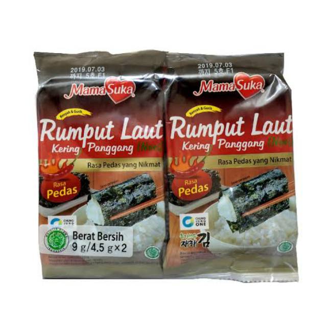 

Rumput Laut MamaSuka All Variant 10g/4.5gx2