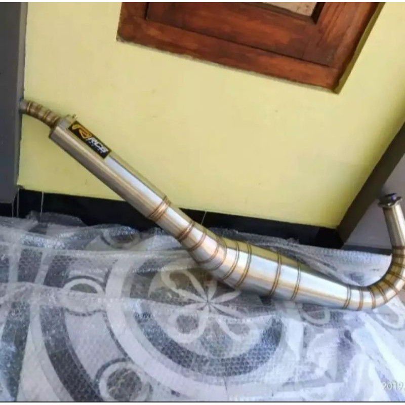 knalpot racing RCB cobra Stainlis buat motor RX king kx spesial dll gariing nyentring