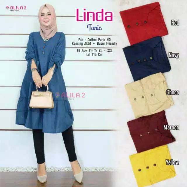 Linda Tunik Polos Jumbo Ld 115