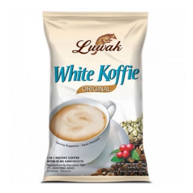 

Kopi Luwak White Koffie Original 10Sx20G