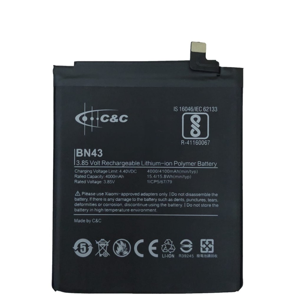 Batre battery baterai Double Power IC/C&amp;C Xiaomi Redmi Note 6 pro BN48