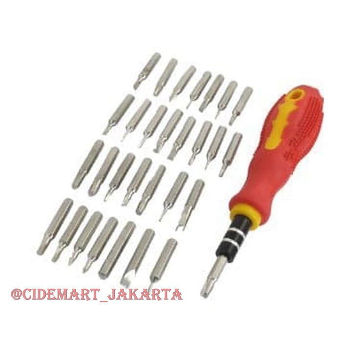 [ORIGINAL] OBENG SET 31 IN 1 SCREWDRIVER / OBENG PLUS / OBENG MINUS TERMURAH