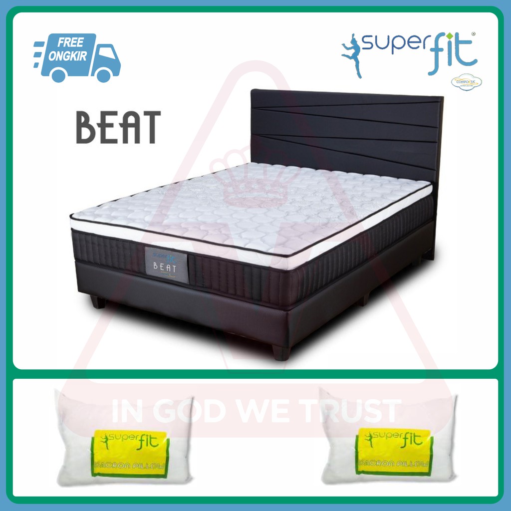 Comforta Superfit Beat 140 x 200 140x200 Full Bed Set Fullset Springbed Matras Kasur Bedset