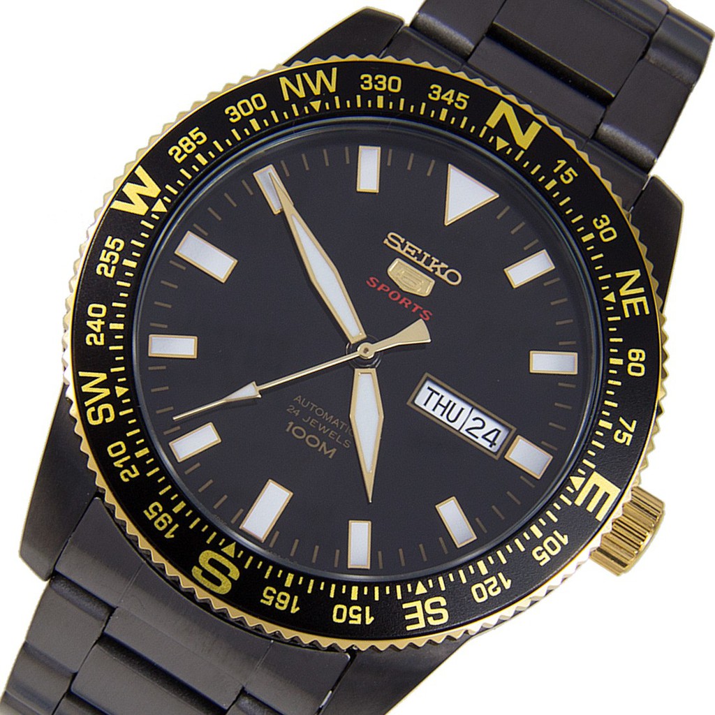 Seiko 5 Sports SRP670K1 Automatic Black Face | Jam Pria SRP670