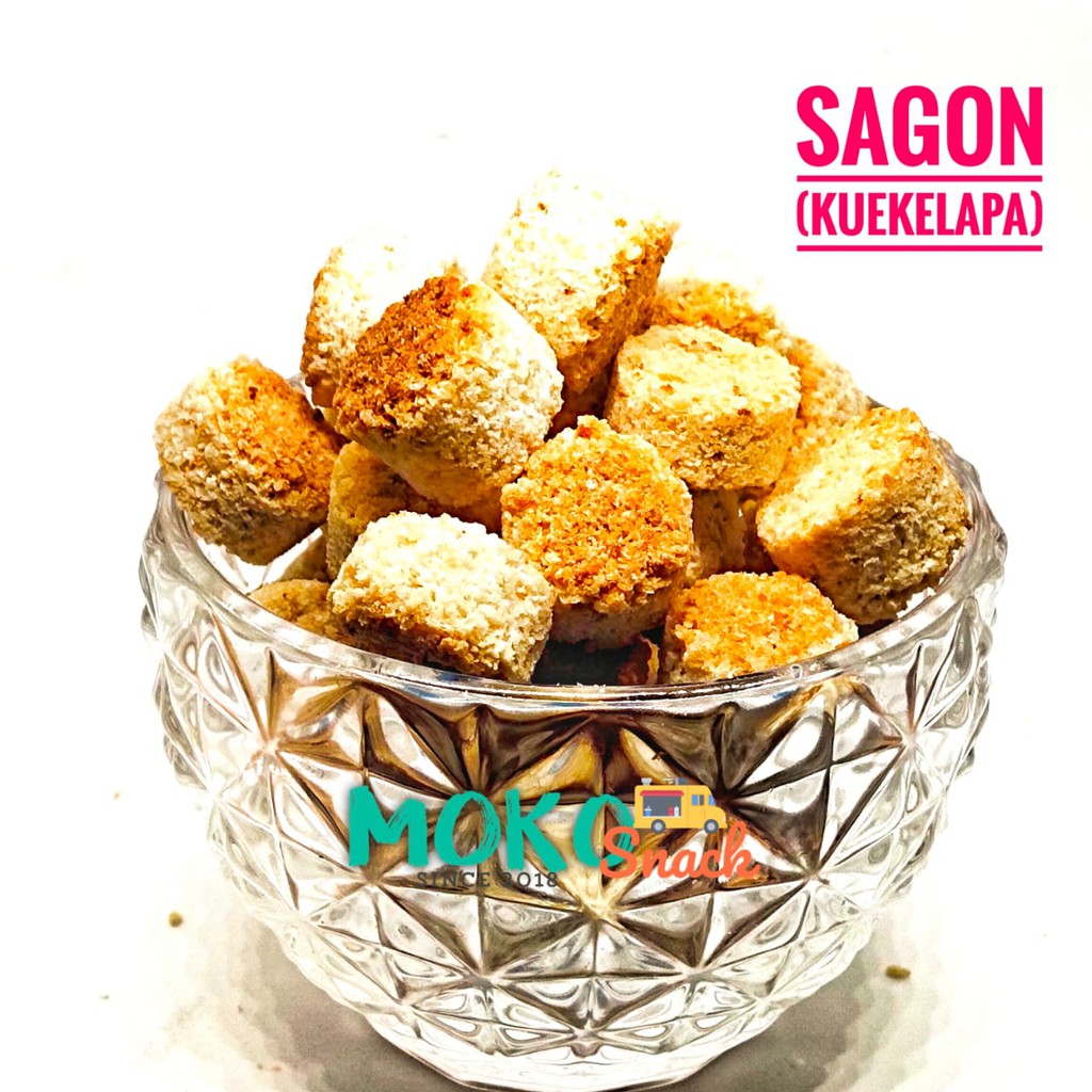 

Snack cemilan kue sagon kelapa 1 kg Moko Snack