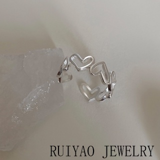 Set Cincin Model Terbuka Desain Niche Mewah Untuk Pria Dan Wanita