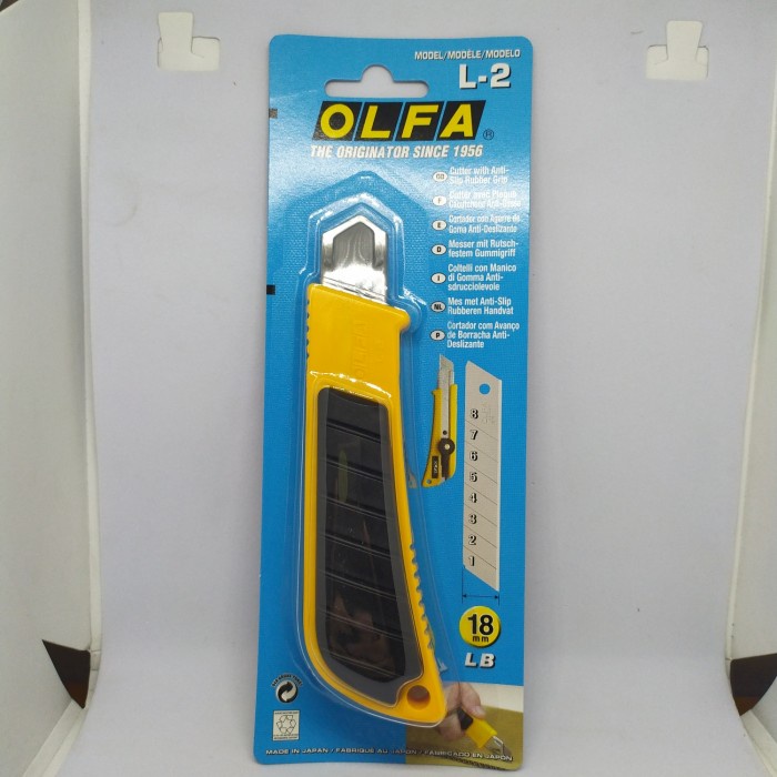 

Pisau Cutter 18mm L-2 Olfa Snap Off Blade Cutter