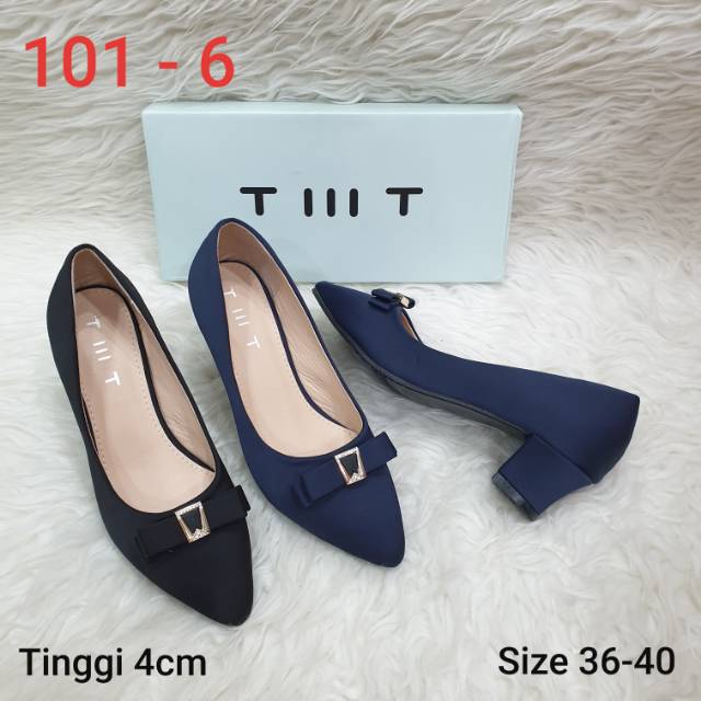 Sepatu Heels TIIIT/ 101-6/ Tinggi 4cm/ Size36-40