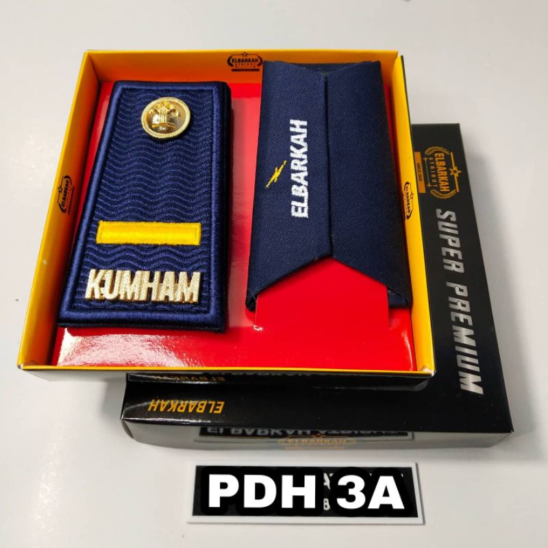 PANGKAT KUMHAM PDH 3A 3B 3C [SUPER PREMIUM] ELBARKAH ATRIBUT