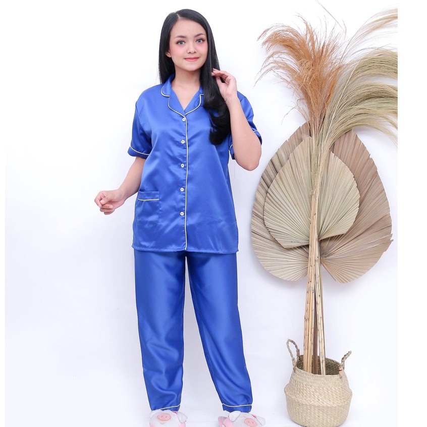  BAJU  TIDUR  PIYAMA SATIN  VELVET CP Shopee  Indonesia