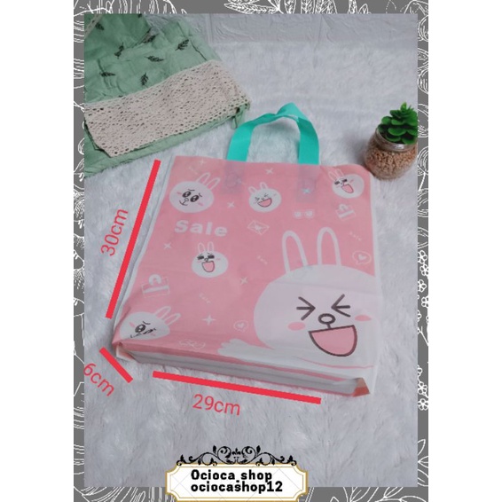 

Kantong plastik olshop motif / shoping bag uk 30x29