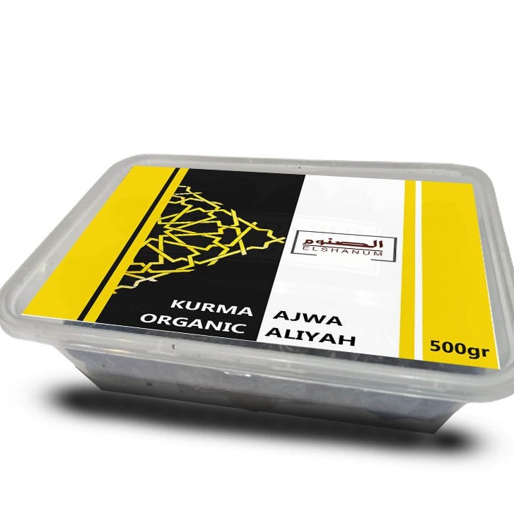 

Kurma Ajwa Organik Toples 500gr / Ajwa Aliyah Unai / Kurma Ajwa Jumbo Organik / Kurma Ajwa Medina