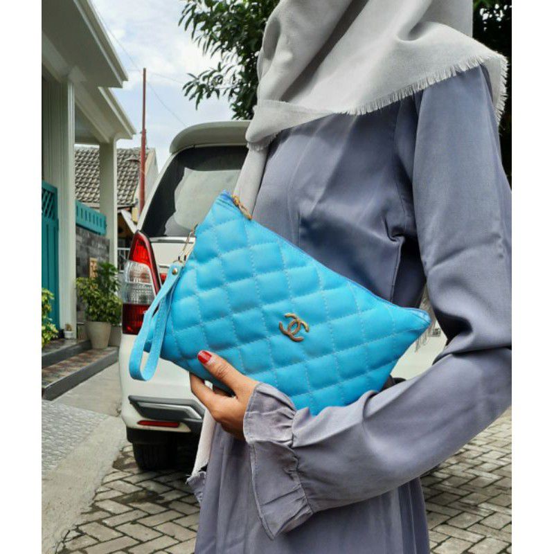 COD Clutch Wanita Cantik Dompet Fashion Murah Dompet ke Pesta