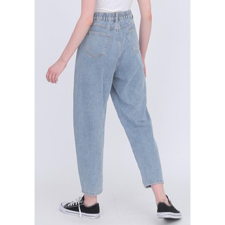  ODIVA  Elisha Baggy Jeans  Blue Shopee Indonesia