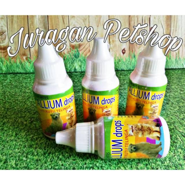 Allium Drops|Obat Kutu Telinga kucing/anjing