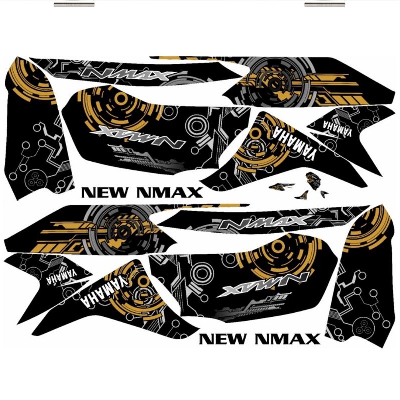 Striping Nmax - N Max 2020 2021 All New Variasi Yamaha Sticker Stiker Skotlet Motor Lis