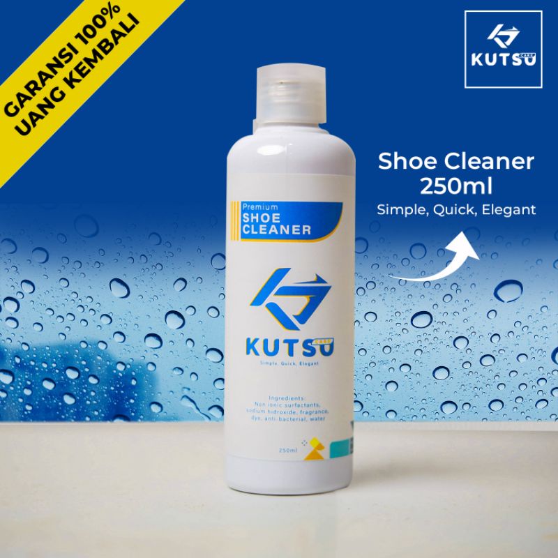 Shoe cleaner sabun pembersih sepatu sneaker 250ML TEKNOLOGI JAPAN dari kutsu