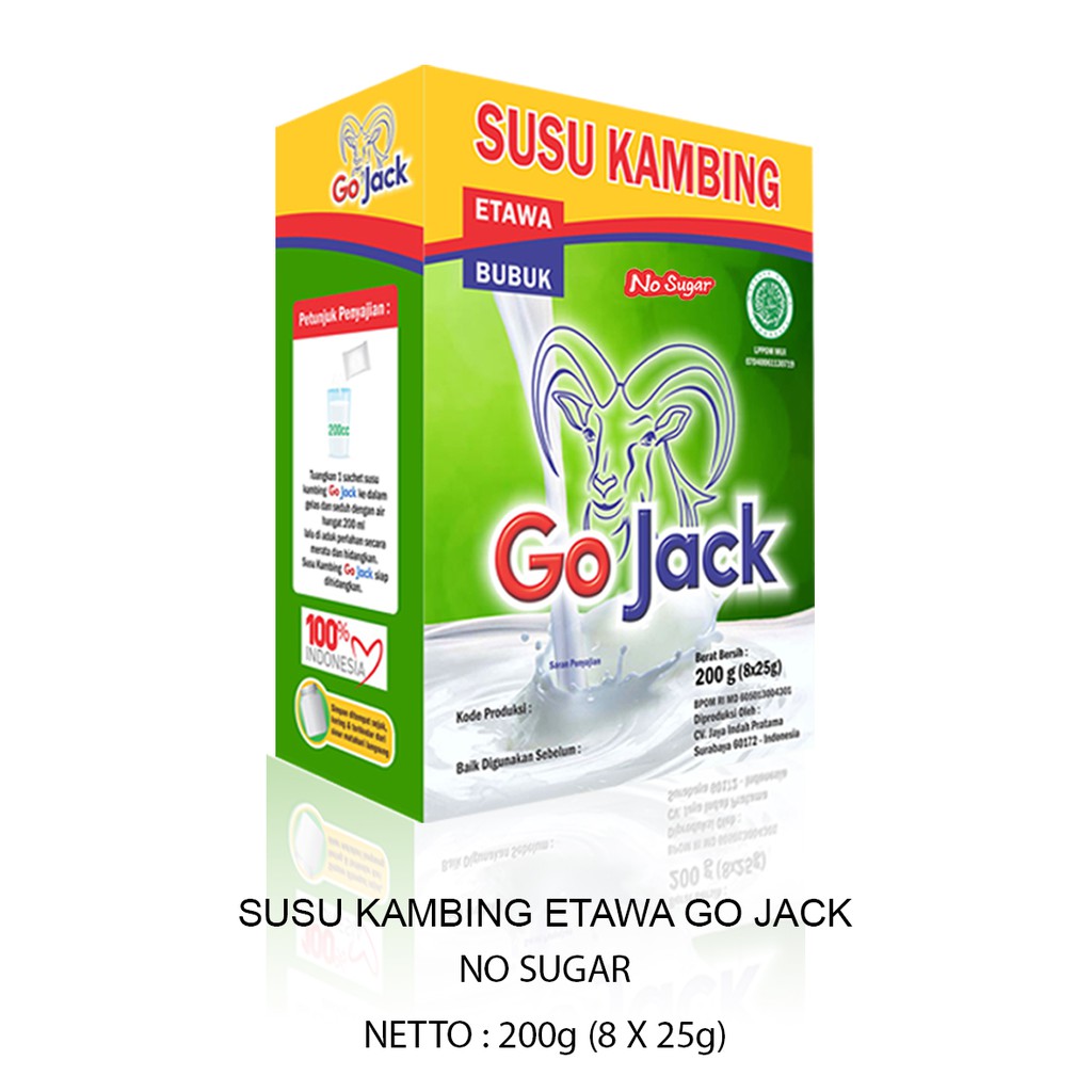 

Susu Kambing Etawa Go Jack 200g (No Sugar)