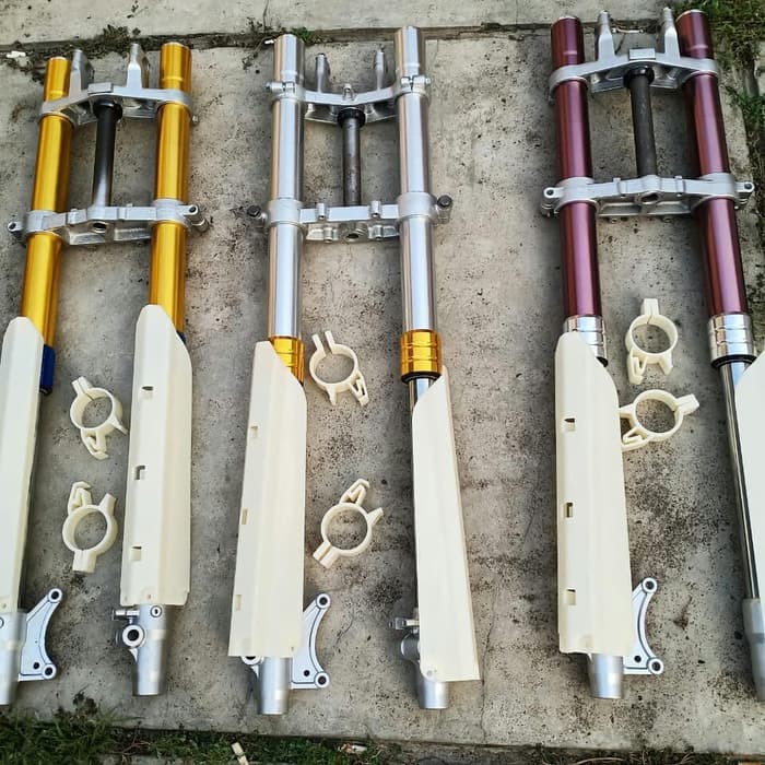 up side down klx150 mgv shock depan klx 150 trail - Upside Down Supermoto Modif