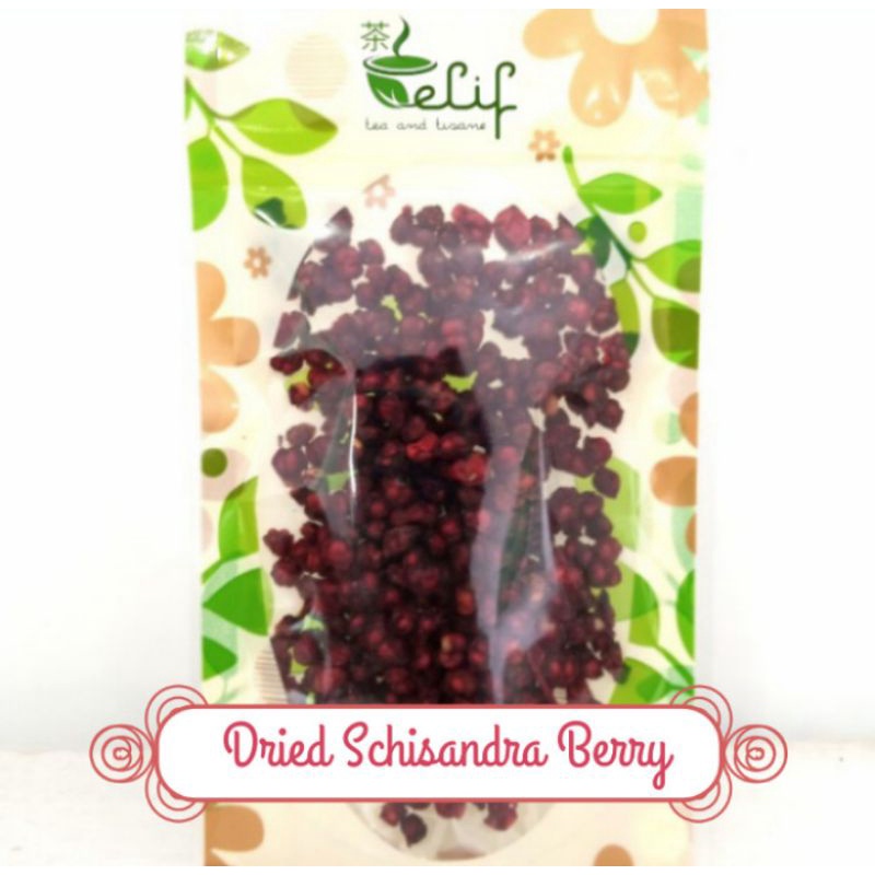

ELIF FRUITS Premium Dried Schisandra Berry / Wu Wei Zi / Omija Tea