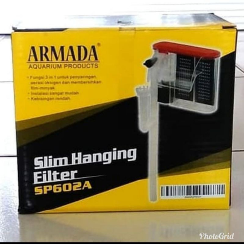 Mesin filter gantung SP602A - filter gantung aquarium - mesin saringan