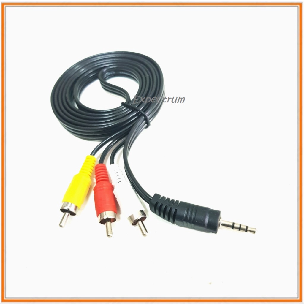 Kabel Audio Video. Mini Jack to AV