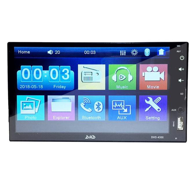 READY Body Panjang Head Unit Mobil Double Din Bluetooth Mirrorlink DHD 4300
