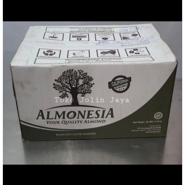 

100g Almonesia almond slice / irisan almond kiloan