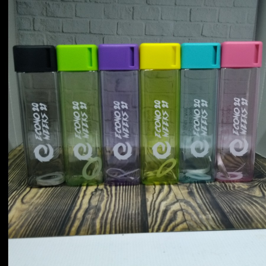 [CUSTOM SABLON MINIMAL 30]BOTOL KOTAK MY BOTTLE KOTAK POLOS