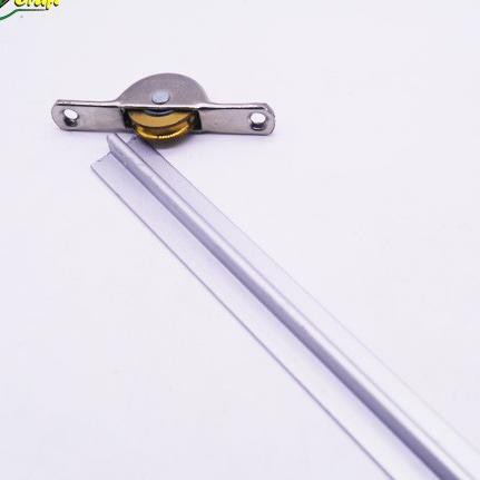 Model Baru REL RODA SLIDING PINTU & JENDELA 1 meter Sliding door Track DT13B "T" Alumunium,,