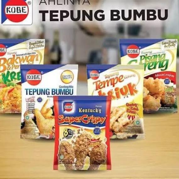 

Tepung bumbu kobe 210g tepung tempe tepung pisang tepung bakwan tpung kentucky super crispy krispy
