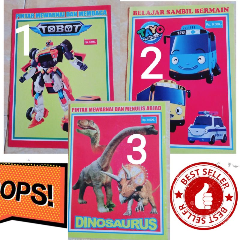 

1 pcs buku mewarnai anak