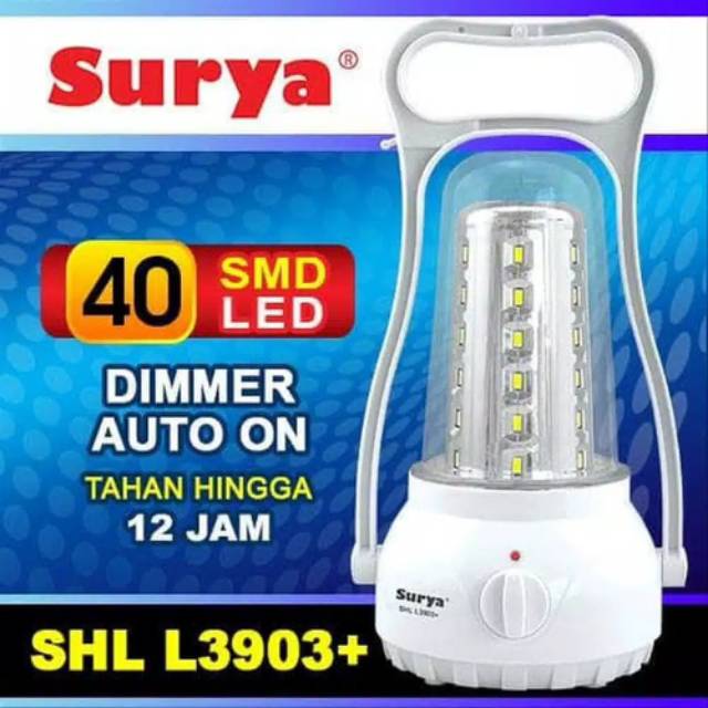 Lampu Emergency LED Surya 3903+