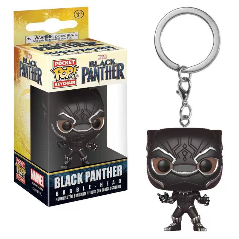 Funko POP 2022 Gantungan Kunci Action Figure Optimus Prime Black Panther Batman Transformers Bahan PVC