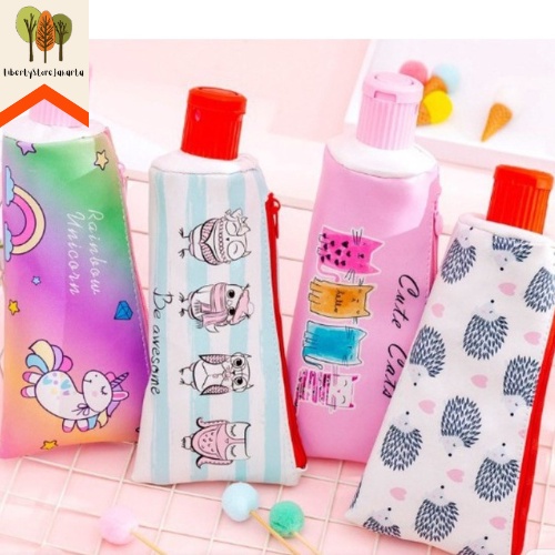 

Kotak Pensil Odol Unicorn Hologram Bening 1 Set Serutan Tempat Pensil Plushie Tebal Ready Grosir