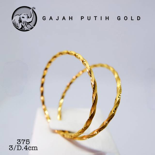 3gr Gelang Model Keroncong Anak Emas Asli Kadar 375 kodeN3040