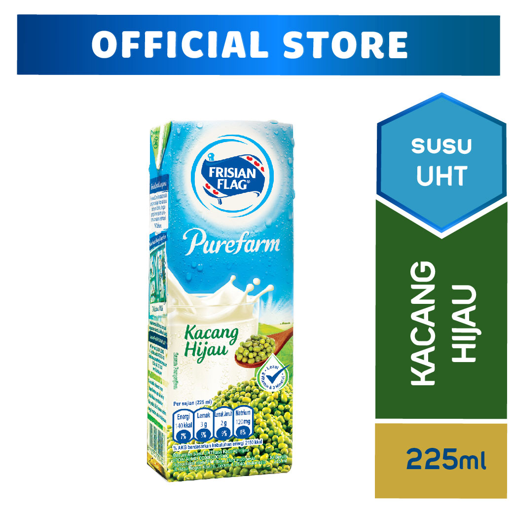 Frisian Flag UHT Kacang Hijiau  225 ml Shopee Indonesia