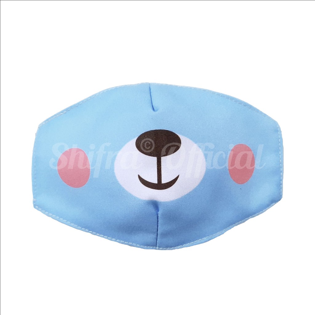 MASKER ANAK KARAKTER 2 PLY GAMBAR KARAKTER LUCU UNIK