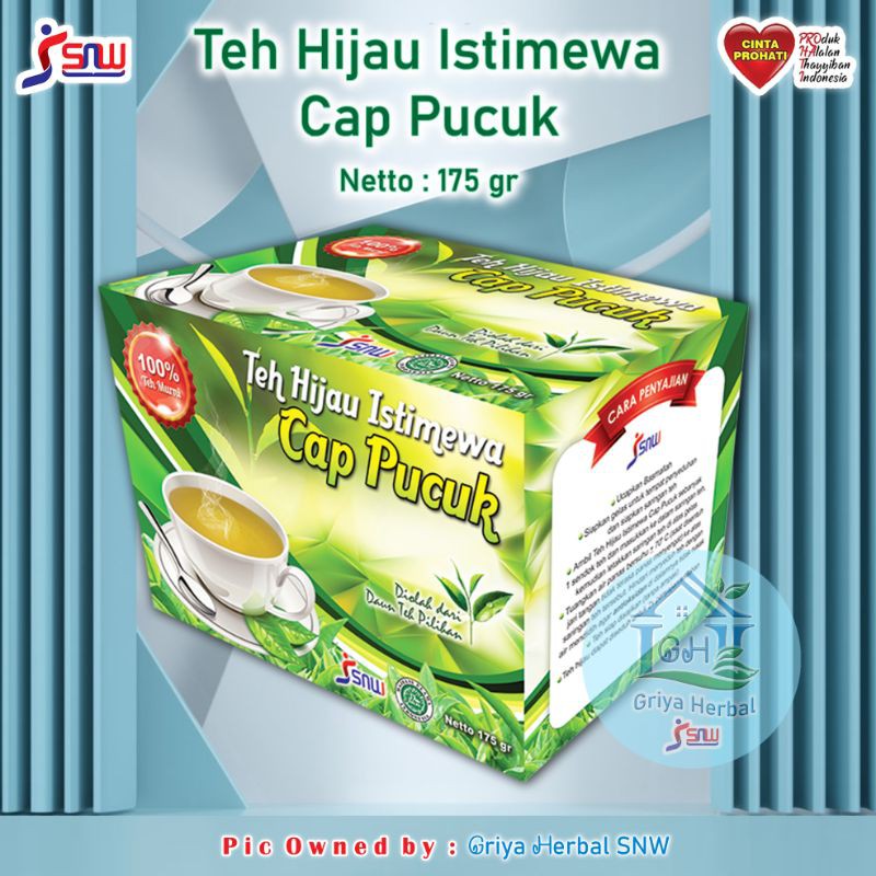 

Teh Hijau Istimewa Cap Pucuk 175 gr, Teh Pelangsing, Teh Diet, Teh Penurun Kolesterol, Darah Tinggi