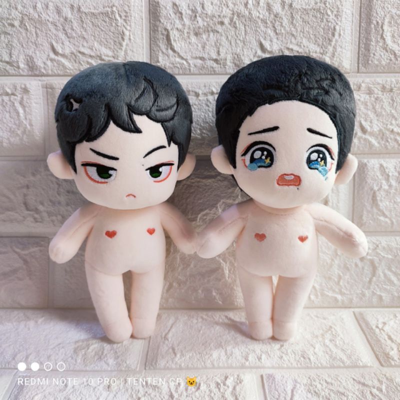 Doll Grumpy Yibo Crying Zhan Xiao Zhan Bjyx kpop cpop doll 20cm 25cm