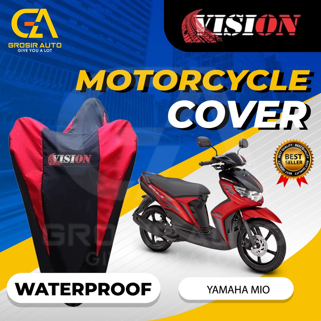 Sarung Motor MIO SOUL Waterproof Vision / Cover Selimut Penutup Sarung Mantel Motor Vision