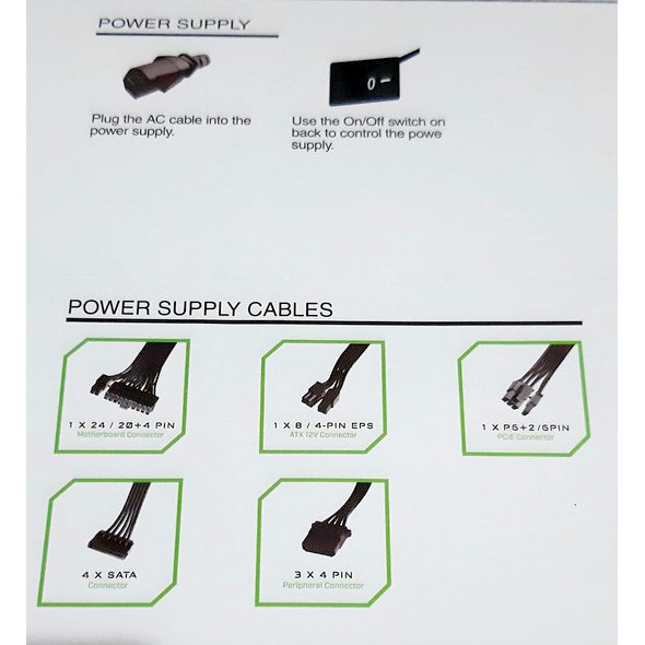 PSU Innovation 400W 80+ GOLD Garansi 8tahun powersupply