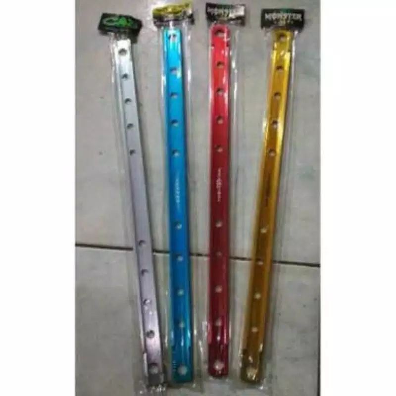 Penahan knalpot penggaris tiang knalpot racing