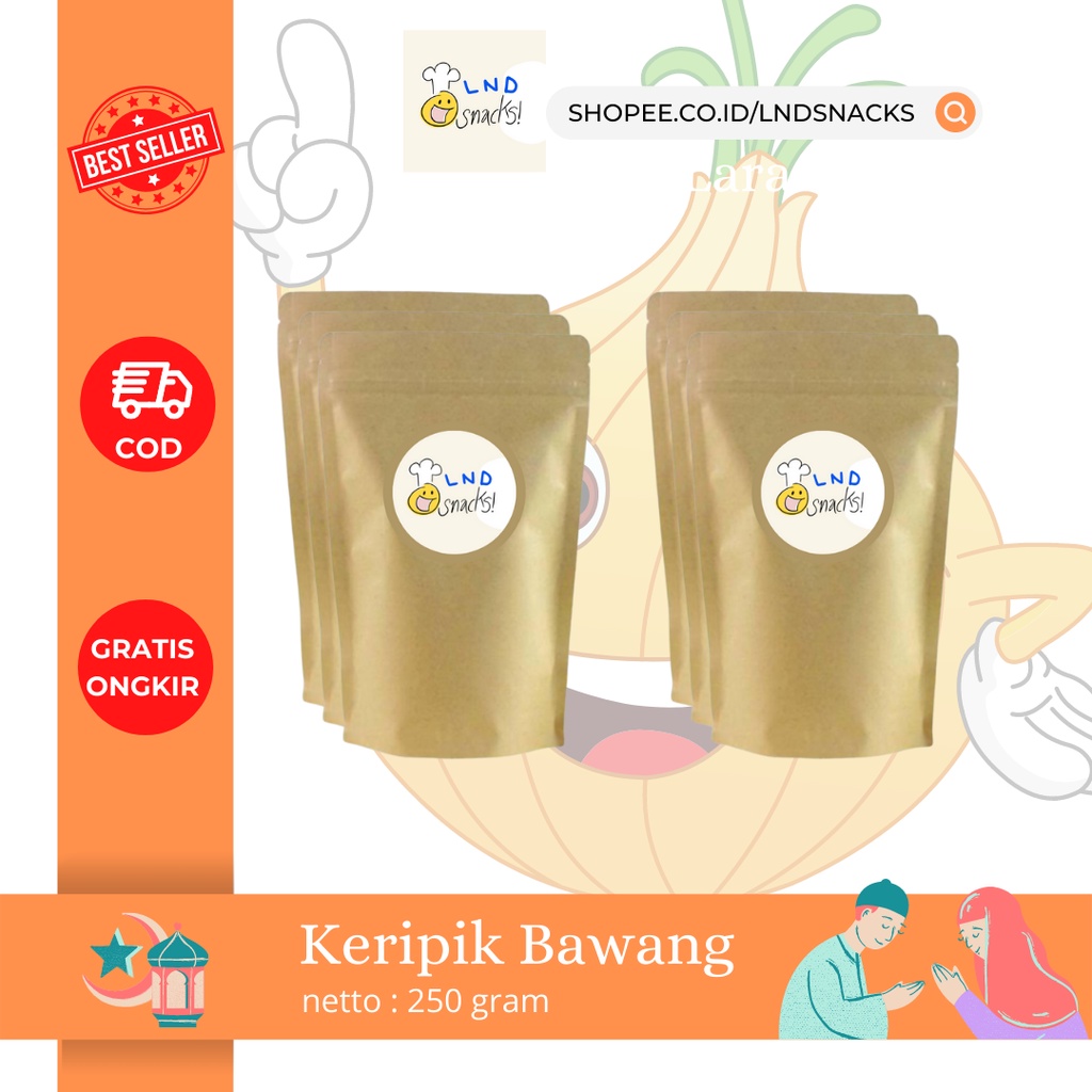 

LnD Snacks KERIPIK BAWANG / STICK BAWANG PEDAS