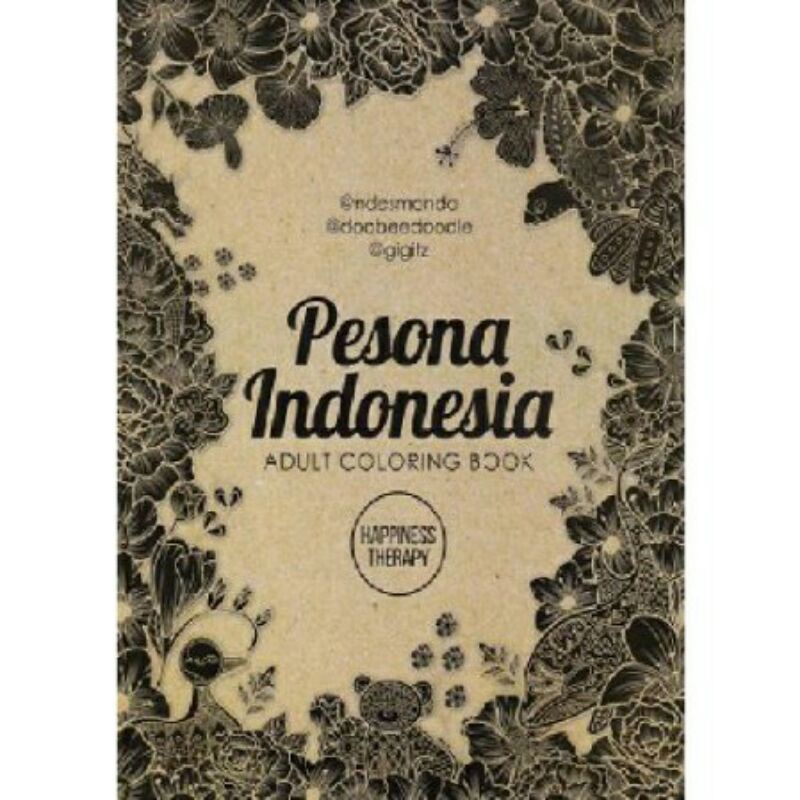 Pesona indonesia Adult coloring book