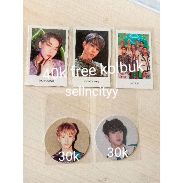 Photocard PC Doyoung Polaroid Pola Make A Wish Kolbuk, CC N ver, CC 1st Player